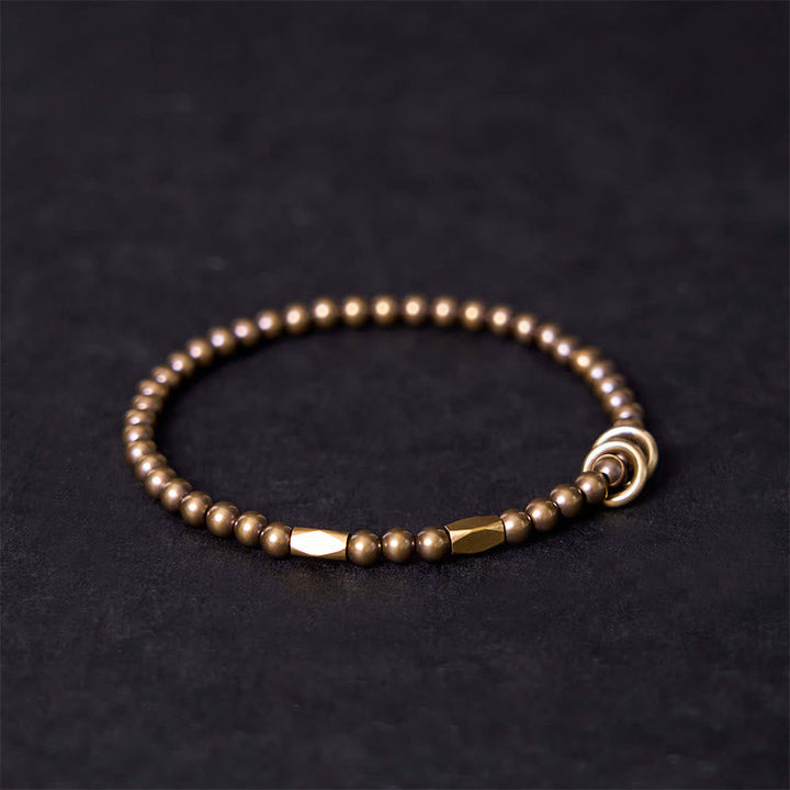 BWOOOH "Wishing You Balance and Strength" Brass Bracelet 