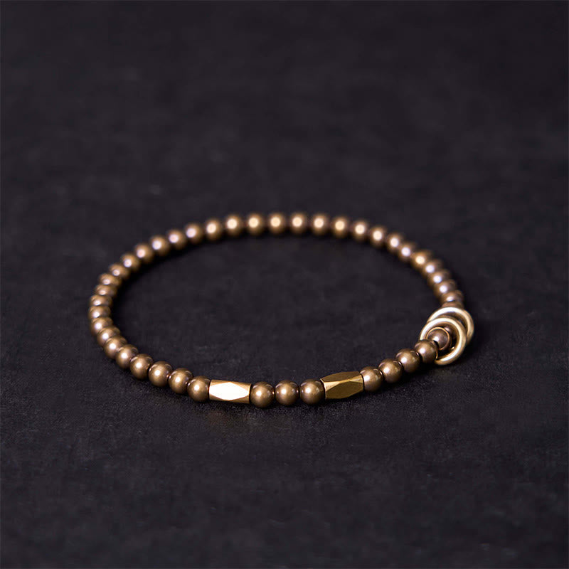 BWOOOH "Wishing You Balance and Strength" Brass Bracelet 