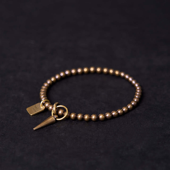 BWOOOH Vintage Copper Brass Beads Fortune Balance Bracelet