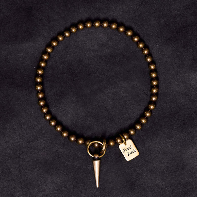 BWOOOH Vintage Copper Brass Beads Fortune Balance Bracelet