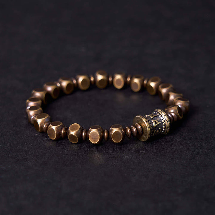 BWOOOH "Wishing You Balance and Strength" Brass Amulet Br