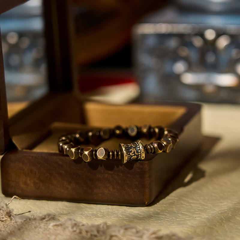 BWOOOH "Wishing You Balance and Strength" Brass Amulet Br