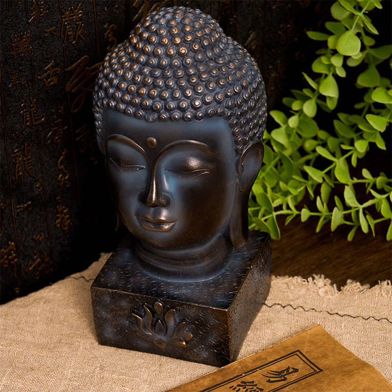 BWOOOH Tibetan Buddha Blessing Meditation Decoration | natural stone spiritual home decor