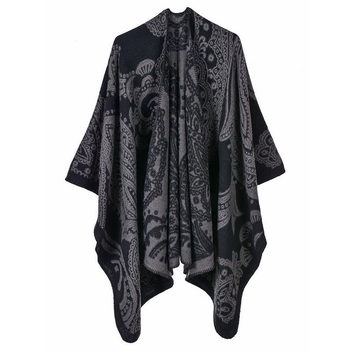 BWOOOH Tibetan Cashew Flower Shawl Fall Winter Cozy Scarf