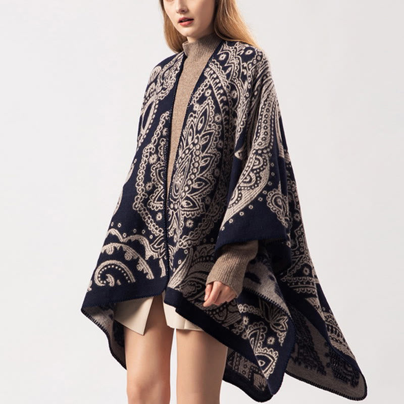 BWOOOH Tibetan Cashew Flower Shawl Fall Winter Cozy Scarf