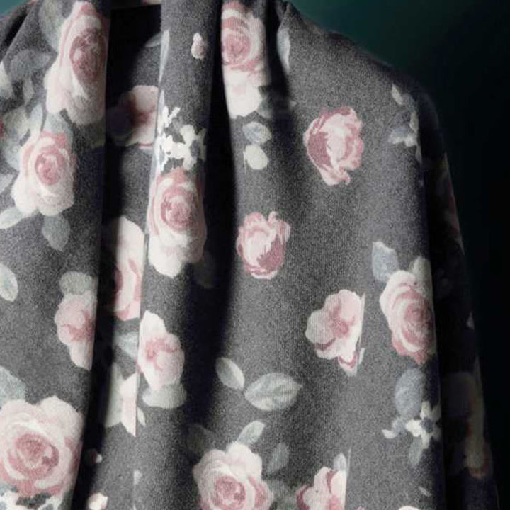 BWOOOH Tibetan Shawl Garden Rose Fall Winter Cozy Travel 