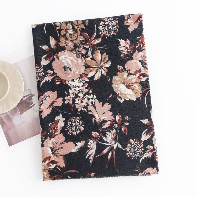 BWOOOH Tibetan Blooming Chrysanthemum Rose Flower Print S