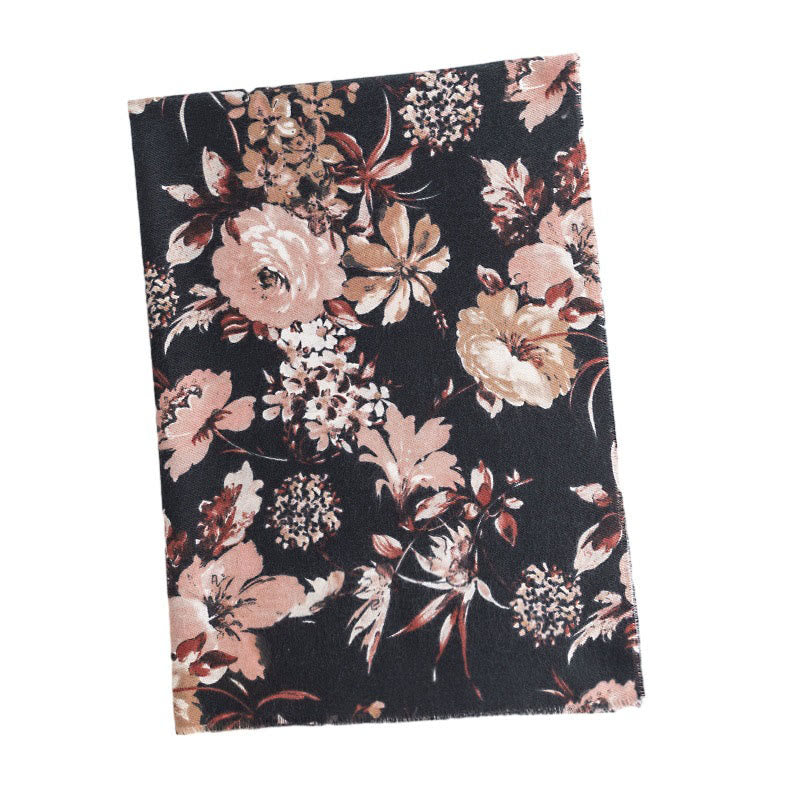 BWOOOH Tibetan Blooming Chrysanthemum Rose Flower Print S