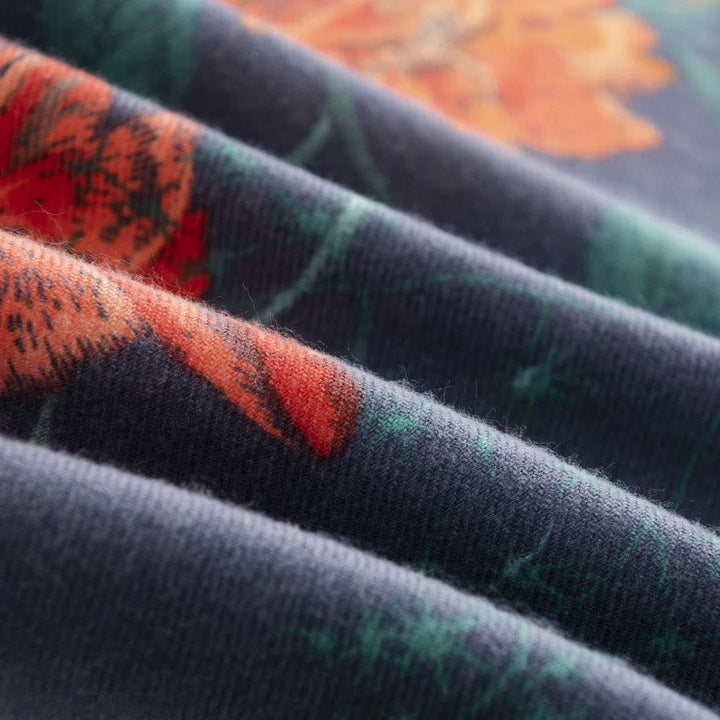 BWOOOH Tibetan Multiflora Rose Print Pattern Design Shawl