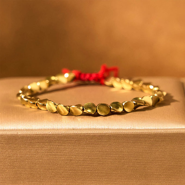 BWOOOH Tibetan Copper Beads Healing Luck Bracelet