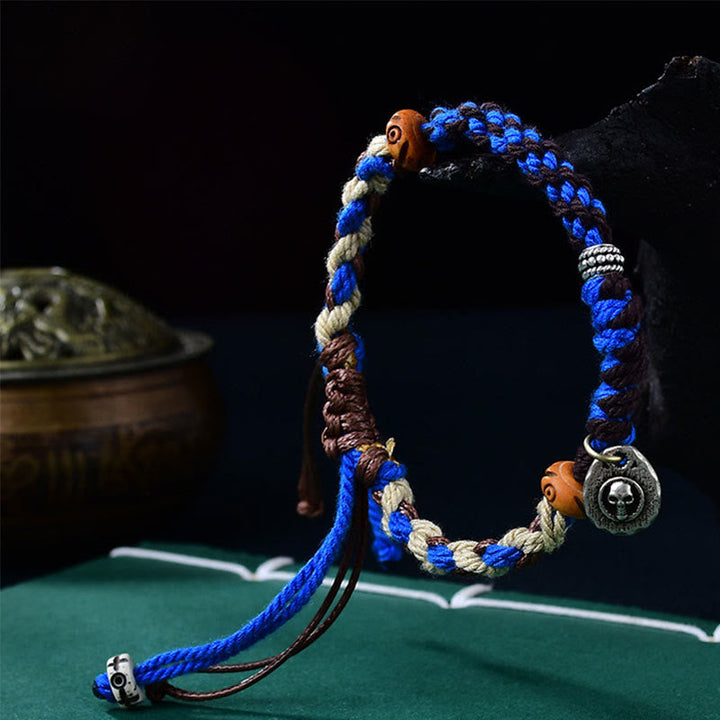 BWOOOH Tibetan Hand-woven Garuda String Luck Bracelet