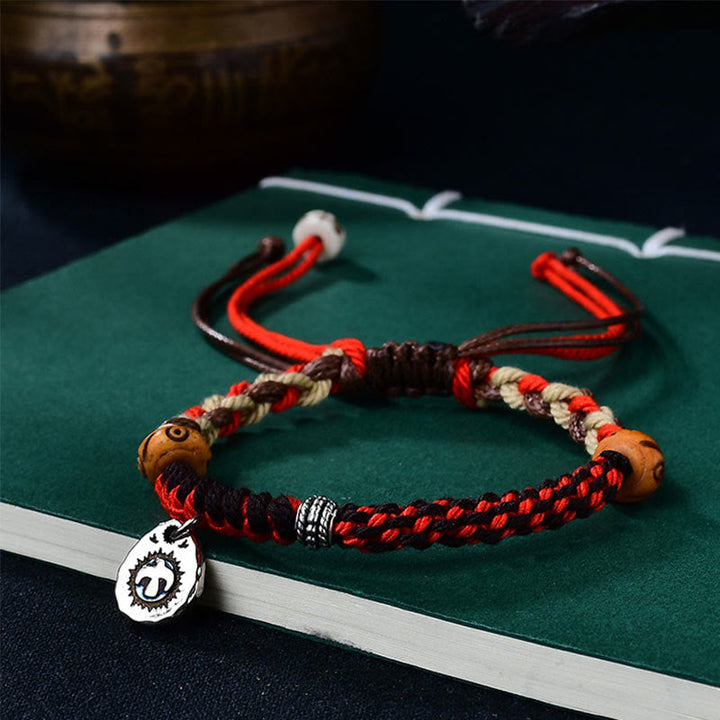 BWOOOH Tibetan Hand-woven Garuda String Luck Bracelet