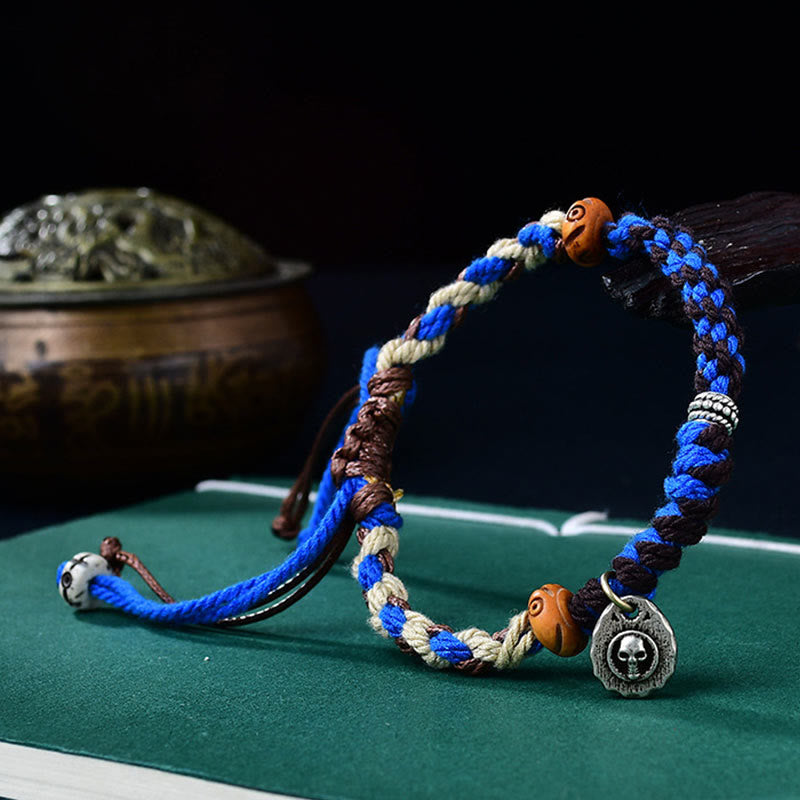 BWOOOH Tibetan Hand-woven Garuda String Luck Bracelet