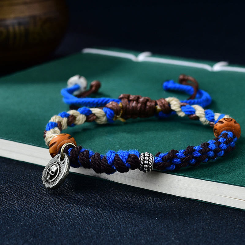 BWOOOH Tibetan Hand-woven Garuda String Luck Bracelet