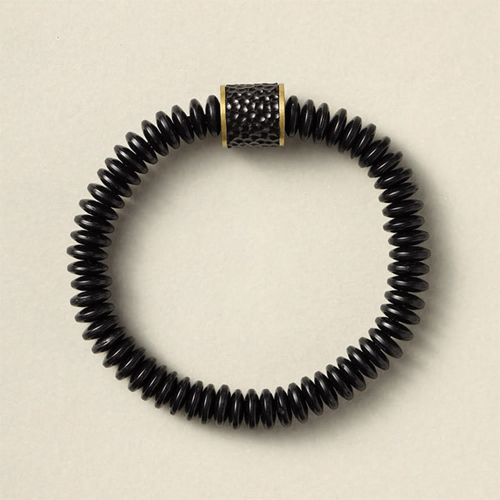 BWOOOH Tibetan Coconut Shell Auspicious Clouds Positive Bracelet