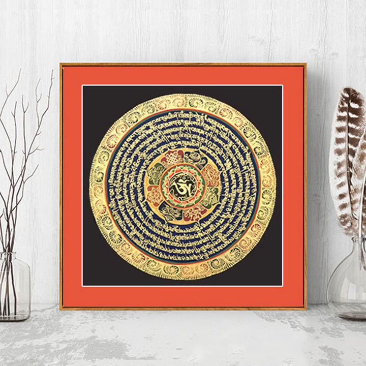 BWOOOH Tibetan thangka Buddhist painting - Tibetan Thangka Painting Six True W