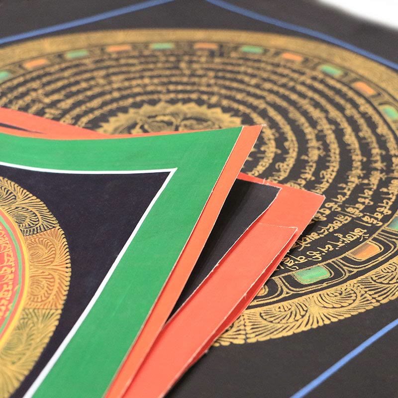 BWOOOH Tibetan thangka Buddhist painting - Tibetan Thangka Painting Six True W