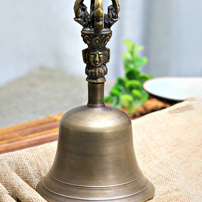 BWOOOH 2Pcs Handmade Tibetan Meditation Bell and Vajra Do