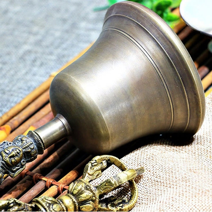 BWOOOH 2Pcs Handmade Tibetan Meditation Bell and Vajra Do