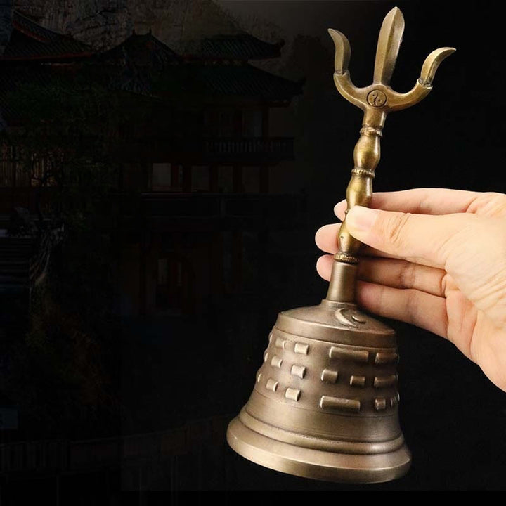 BWOOOH Handmade Tibetan Meditation Vajra Dorje Bell Gourd