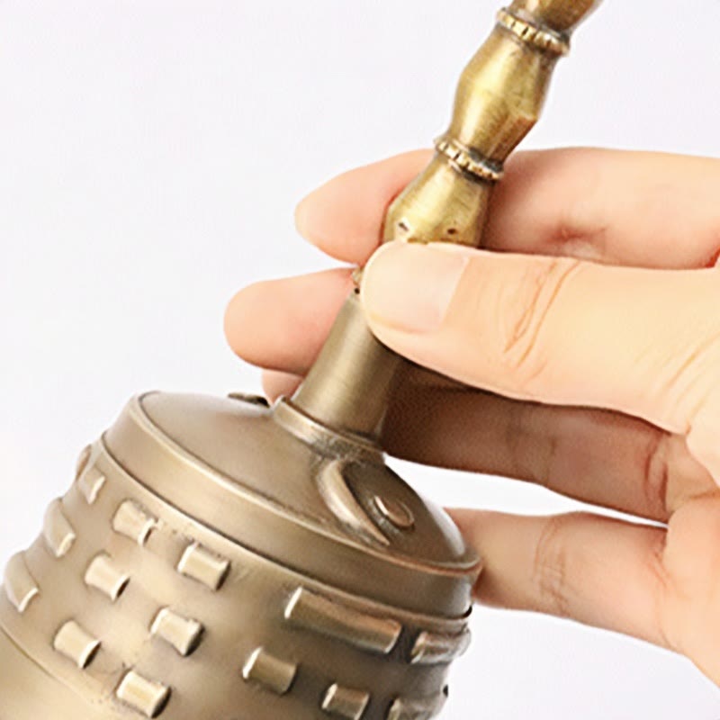 BWOOOH Handmade Tibetan Meditation Vajra Dorje Bell Gourd