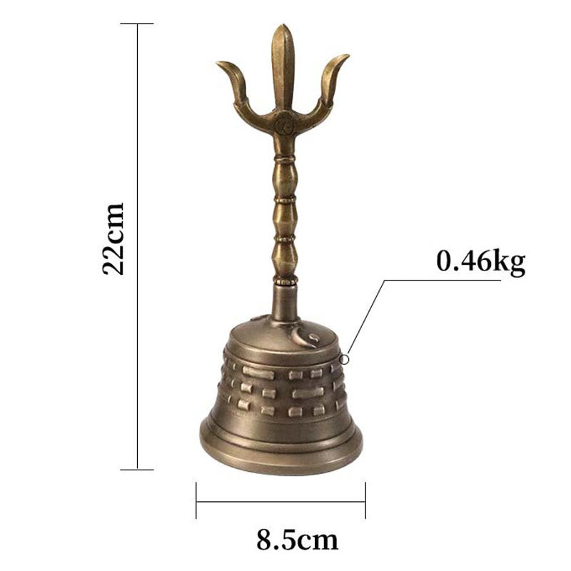 BWOOOH Handmade Tibetan Meditation Vajra Dorje Bell Gourd