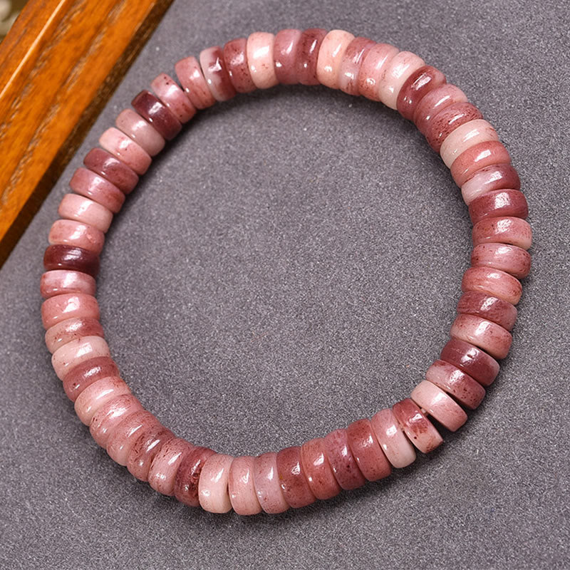 BWOOOH Natural Tibetan Camel Bone Purple Blood Beads Keep Away Evil Spirits Bracelet — natural stone Tibetan bracelet for ...