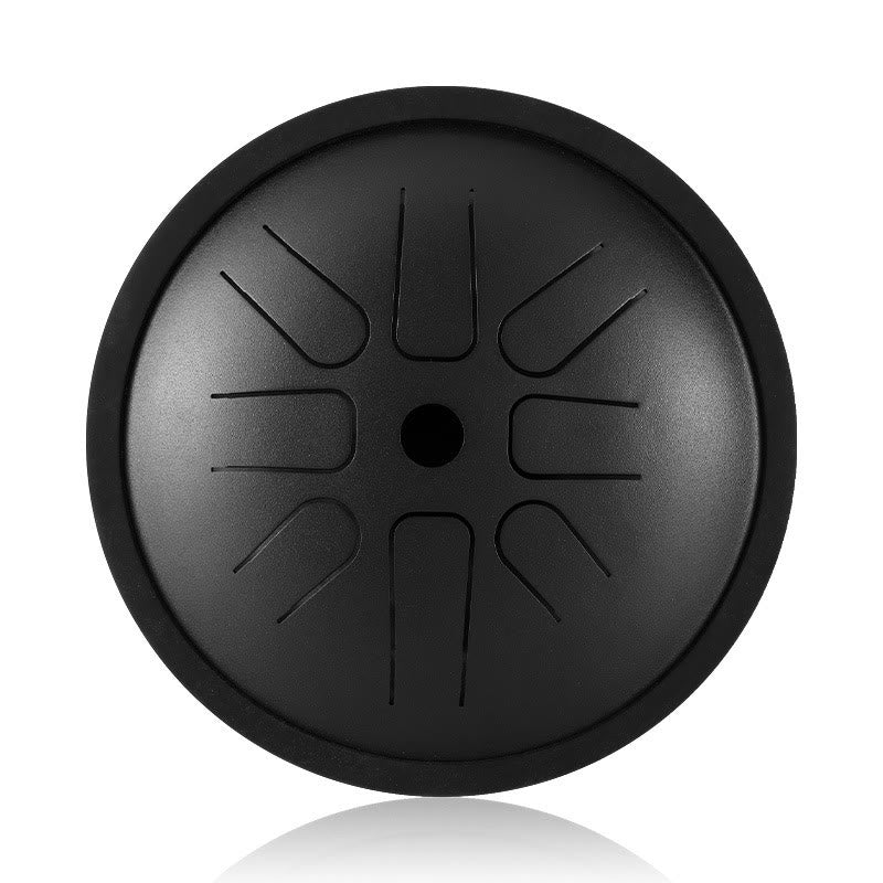 Buddha Stones Steel Tongue Drum Sound Healing Yoga Meditation Drum Kit 8 Note 6 Inch Percussion Instrument