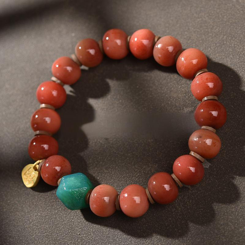 BWOOOH Vintage Tibetan Camel Bone Tassel Luck Bracelet