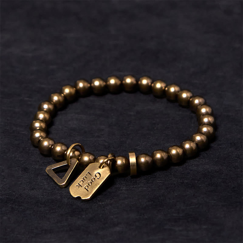BWOOOH Retro Pure Copper Brass Luck Bracelet — Copper spiritual jewelry for spiritual healing and mindful living