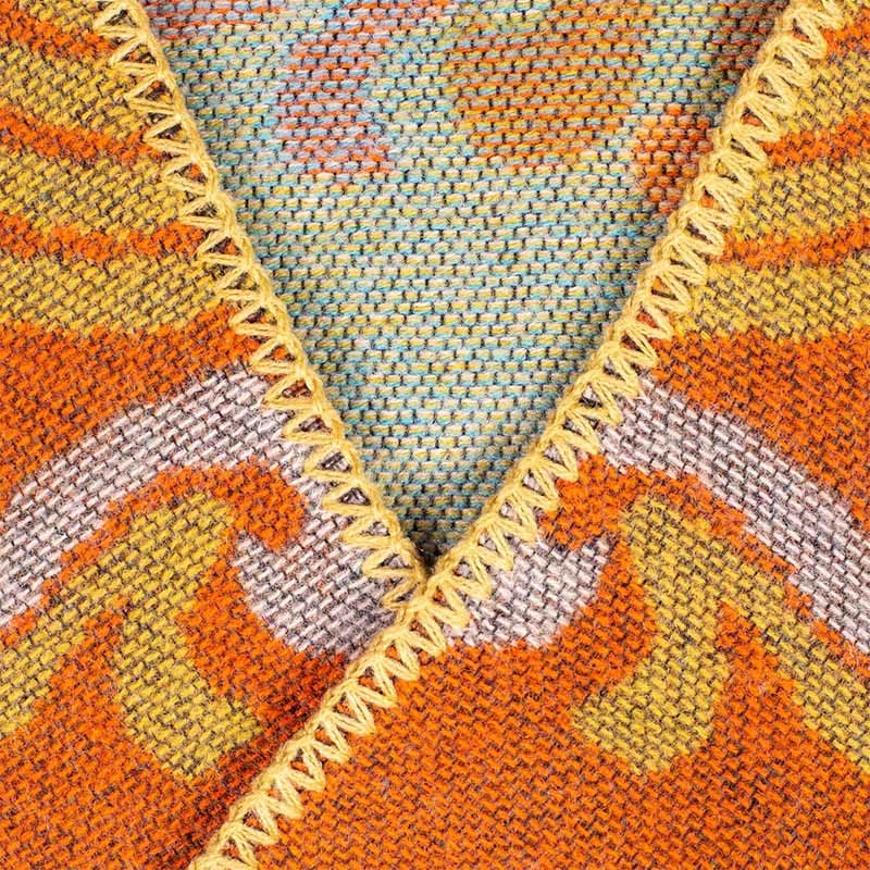 BWOOOH Tibetan Open Front Auspicious Cloud Crane Pattern 