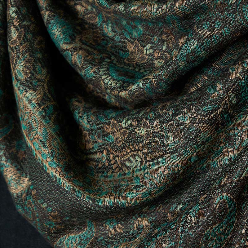 BWOOOH Spring Green Cashew Flower Geometric Stripes Patte