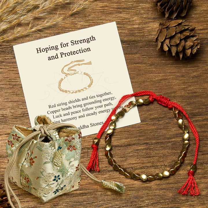 BWOOOH "Hoping for Strength and Protection" Copper Beads 