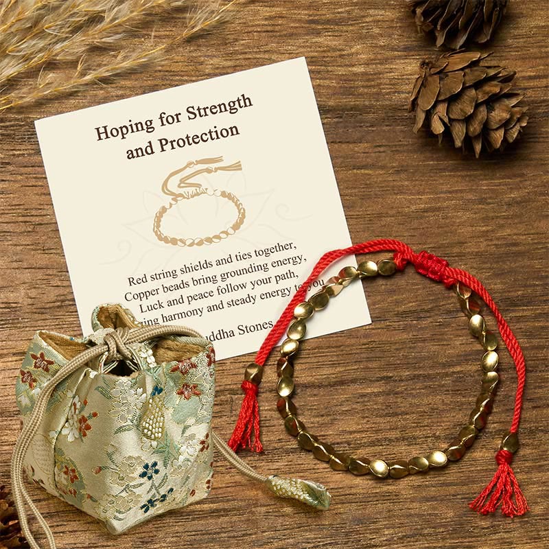 BWOOOH "Hoping for Strength and Protection" Copper Beads 