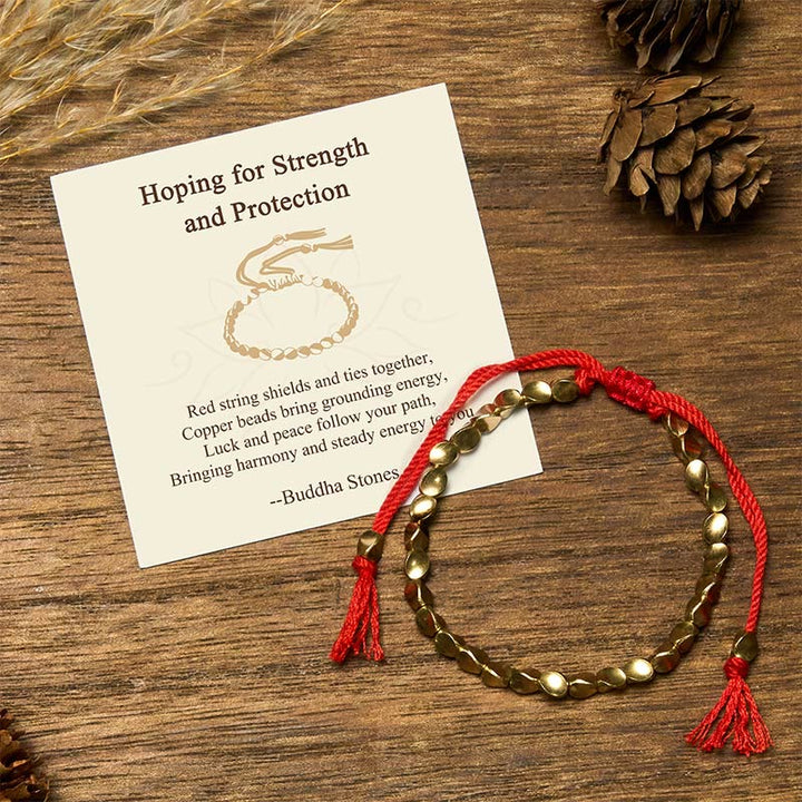 BWOOOH "Hoping for Strength and Protection" Copper Beads 