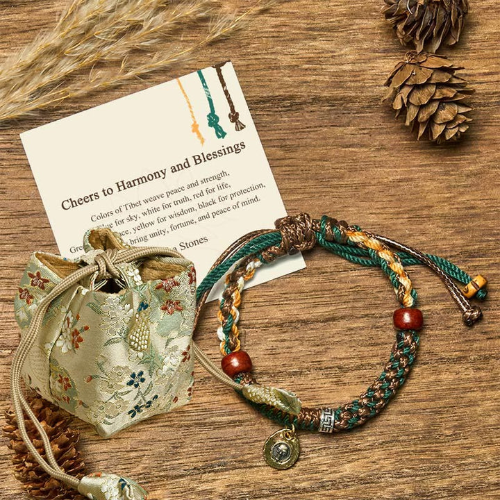 BWOOOH "Cheers to Harmony and Blessings" Tibetan Rope Bra