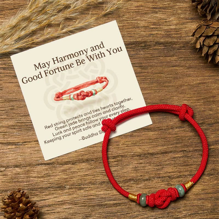 BWOOOH "May Harmony and Good Fortune Be With You" Bracele