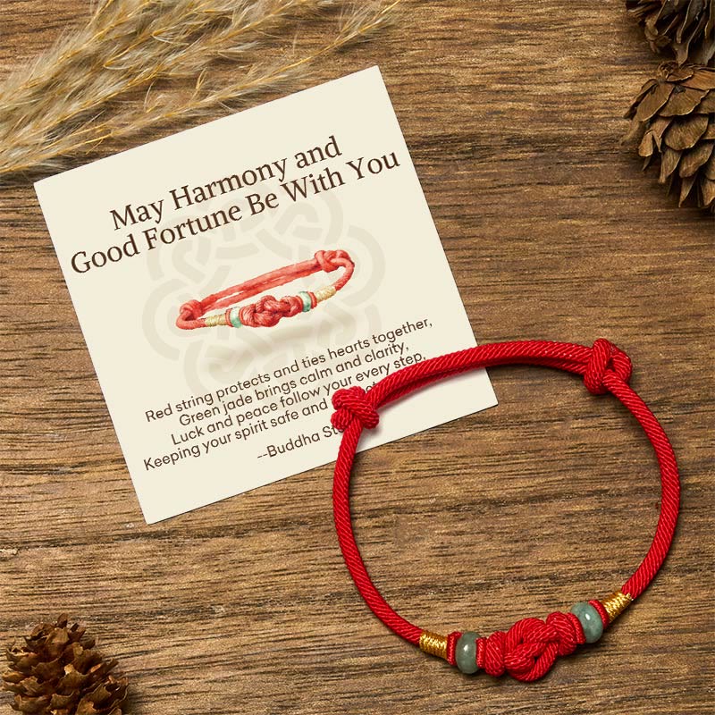 BWOOOH "May Harmony and Good Fortune Be With You" Bracele