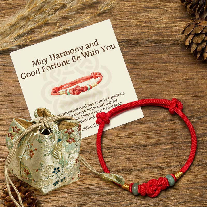 BWOOOH "May Harmony and Good Fortune Be With You" Bracele