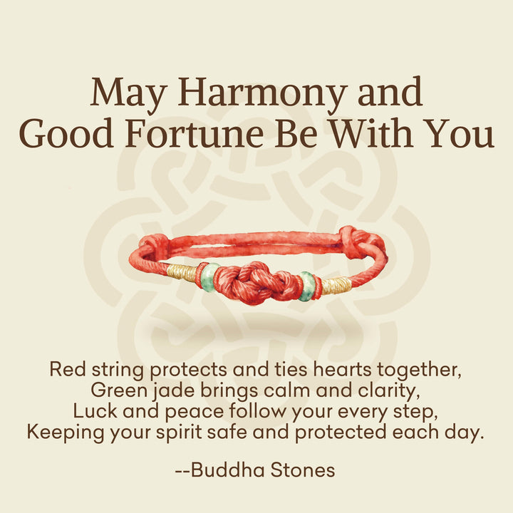 BWOOOH "May Harmony and Good Fortune Be With You" Bracele