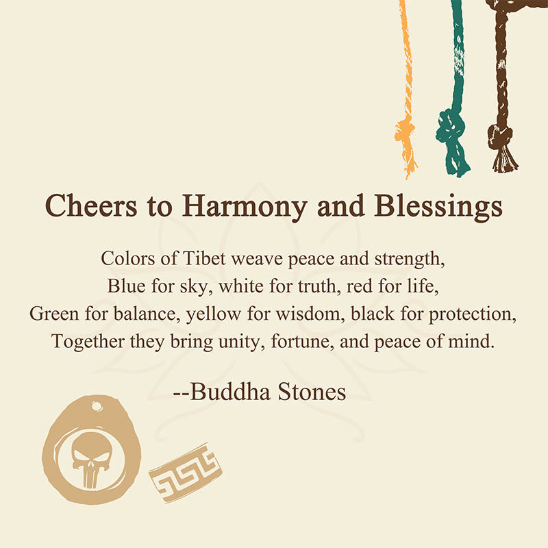 BWOOOH "Cheers to Harmony and Blessings" Tibetan Rope Bra
