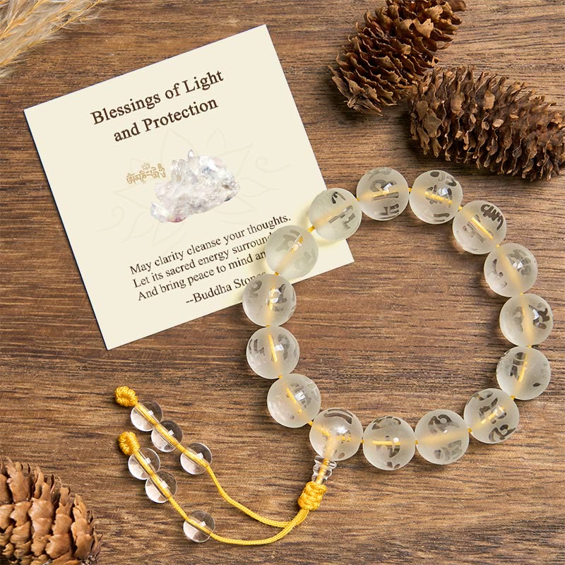 BWOOOH "Blessings of Light and Protection" White Crystal 