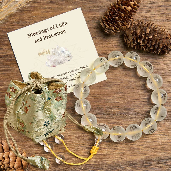 BWOOOH "Blessings of Light and Protection" White Crystal 