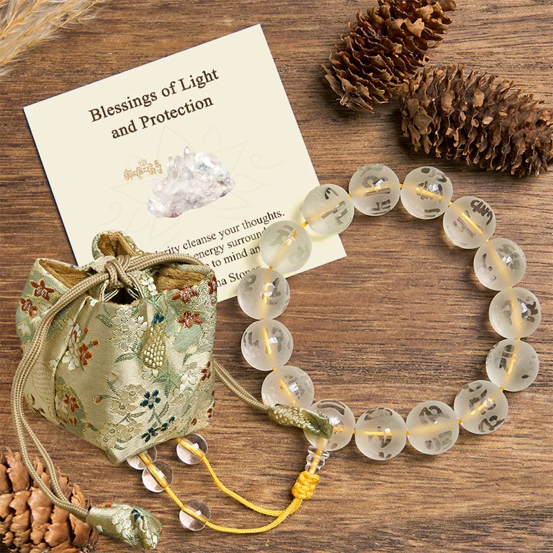 BWOOOH "Blessings of Light and Protection" White Crystal 
