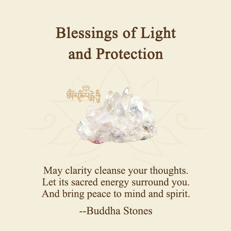 BWOOOH "Blessings of Light and Protection" White Crystal 