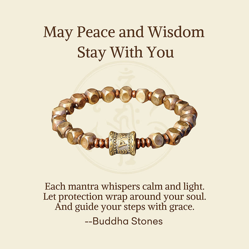 BWOOOH "Wishing You Balance and Strength" Brass Amulet Br