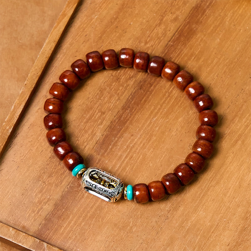 Buddha Stones Bone Beads Vajra Three-eyed Dzi Bead Luck Bracelet
