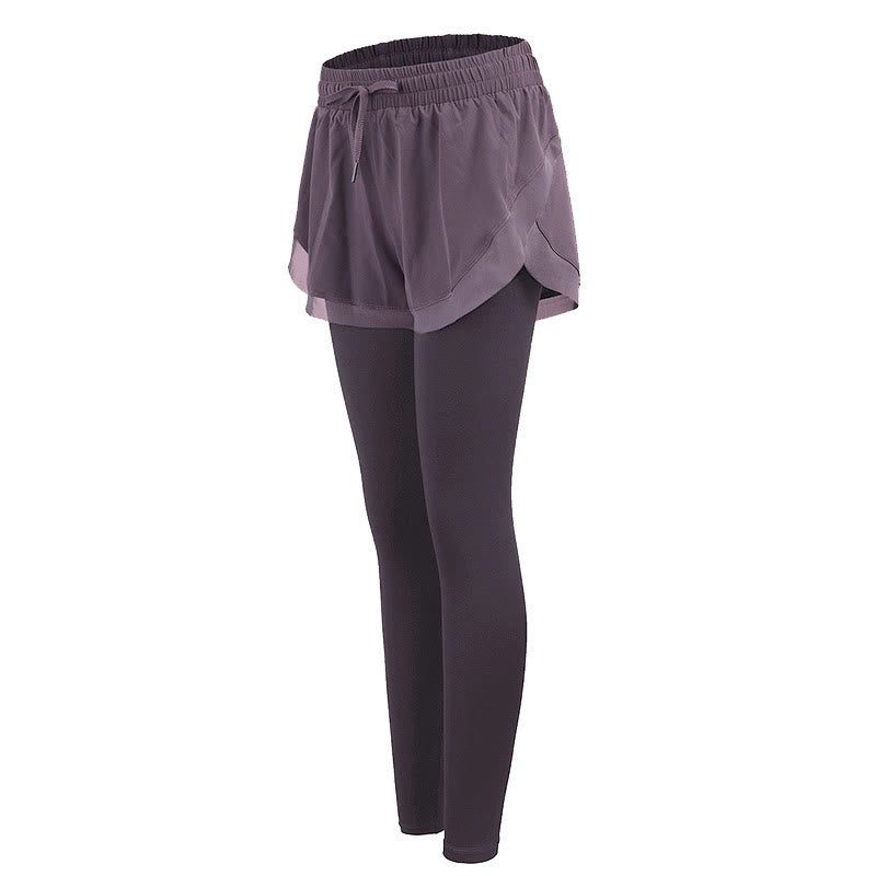 BWOOOH printed yoga leggings - 2 In 1 Sports Tights Outdoor Fitness Wom