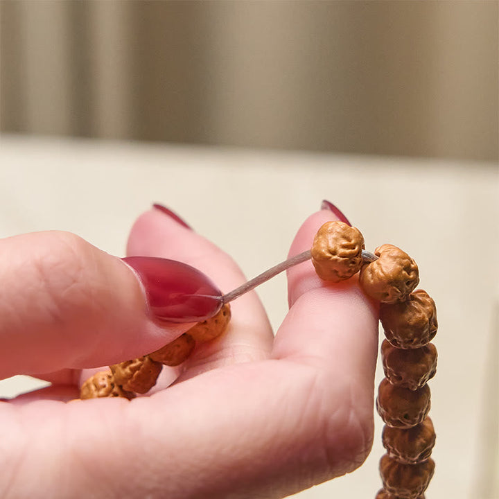 Buddha Stones Tibetan 108 Beads Bodhi Seed Wealth Auspiciousness Mala