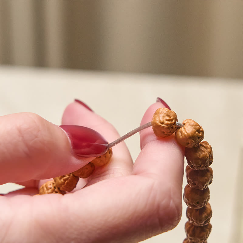 Buddha Stones Tibetan 108 Beads Bodhi Seed Wealth Auspiciousness Mala